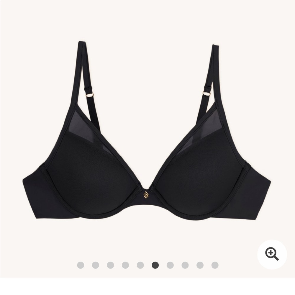 Thirdlove mesh plunge bra 34B 1/2